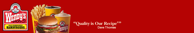 Wendy's banner